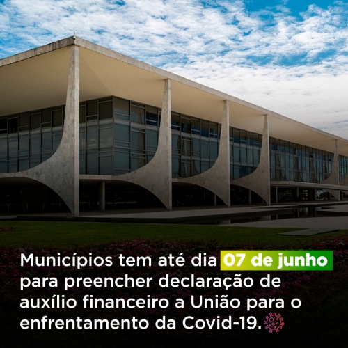 Auxílio financeiro aos municípios no combate a Covid-19