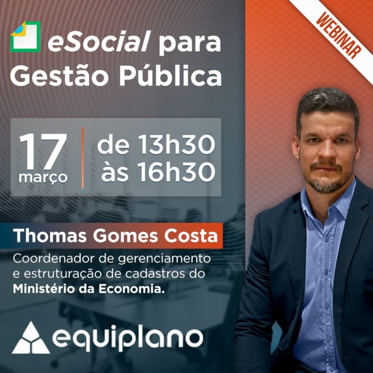WEBINAR eSocial para Gestão Pública