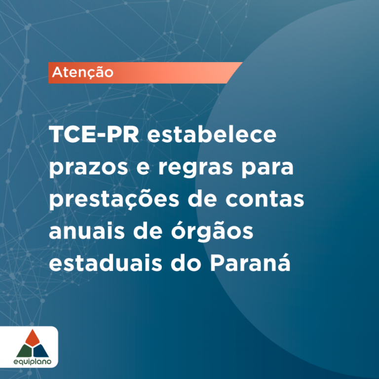TCE-PR regras para prestações de contas