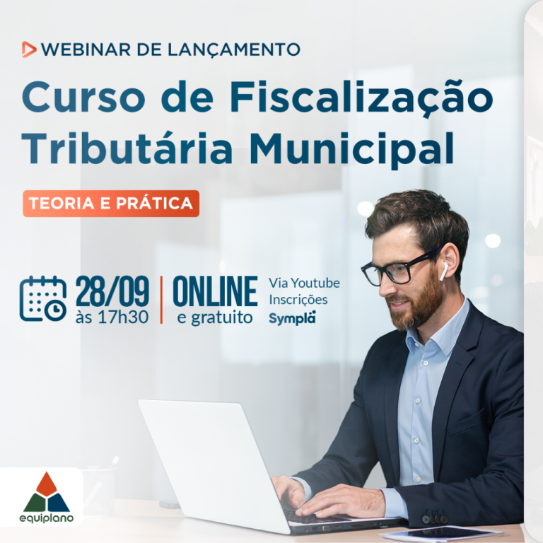 WEBINAR – Curso de Fiscalização Tributária Municipal